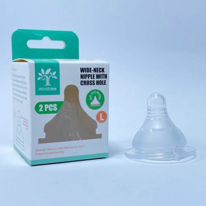 MINITREE Soft Silicone Nipple 1pcs